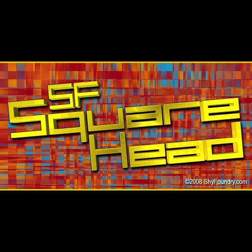 SF Square Head font
